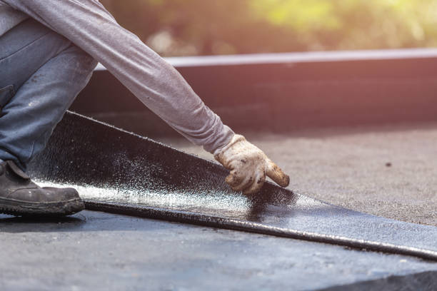 Professional Waterproofing technician working in New Washington, OH